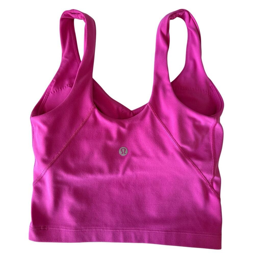 Lululemon Align Tank Top Hot Pink W1DUDS Womens Size 0 *EUC - Picture 4 of 8